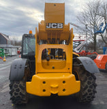 2017 JCB 510-56 10000 LB DIESEL OUTRIGGERS TELESCOPIC FORKLIFT TELEHANDLER 4WD ENCLOSED CAB WITH HEAT AND AC 3185 HOURS STOCK # BF91178549-NLPA - United Lift Equipment LLC