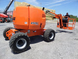 2008 JLG 450AJ ARTICULATING BOOM LIFT AERIAL LIFT WITH JIB ARM 45' REACH DIESEL 4WD 1945 HOURS STOCK # BF9278849-VAOH - United Lift Used & New Forklift Telehandler Scissor Lift Boomlift