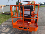 2012 JLG E300AJP ARTICULATING BOOM LIFT AERIAL LIFT WITH JIB ARM 30' REACH ELECTRIC 4WD 510 HOURS STOCK # BF9179129-PAB - United Lift Used & New Forklift Telehandler Scissor Lift Boomlift