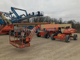 2009 JLG M600JP TELESCOPIC BOOM LIFT AERIAL LIFT 60' REACH BI-ENERGY 4WD 1160 HOURS STOCK # BF9332319-WIB - United Lift Used & New Forklift Telehandler Scissor Lift Boomlift