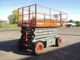 2007 SKYJACK SJ7135RT SCISSOR LIFT 35' REACH DUAL FUEL PNEUMATIC TIRES 2421 HOURS STOCK # BF9104549-WIB - United Lift Used & New Forklift Telehandler Scissor Lift Boomlift