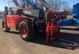 2017 SKYJACK SJ843TH 8000 LB DIESEL TELESCOPIC FORKLIFT TELEHANDLER PNEUMATIC ENCLOSED HEATED CAB 1454 HOURS STOCK # BF9794529-NLEQ - United Lift Equipment LLC