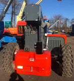 2017 SKYJACK SJ843TH 8000 LB DIESEL TELESCOPIC FORKLIFT TELEHANDLER PNEUMATIC ENCLOSED HEATED CAB 1454 HOURS STOCK # BF9794529-NLEQ - United Lift Equipment LLC