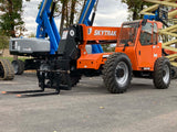 2017 SKYTRAK 6042 6000 LB DIESEL TELESCOPIC FORKLIFT TELEHANDLER PNEUMATIC 4WD ENCLOSED HEATED CAB 3185 HOURS STOCK # BF9849759-NLEQ - United Lift Equipment LLC